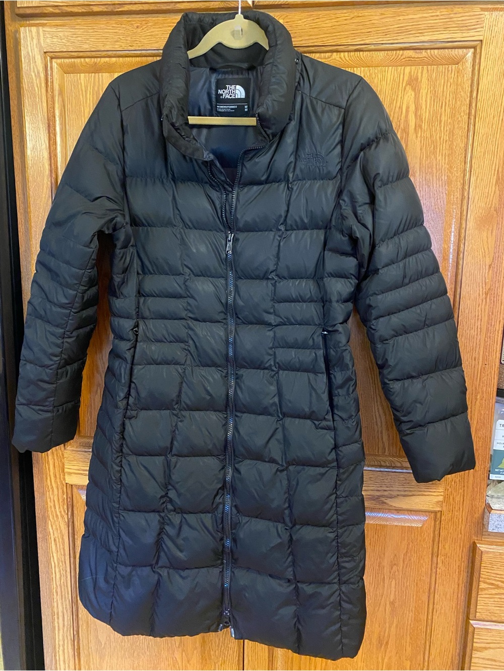 The North Face Women's Black Quilted Long Puffer Coat